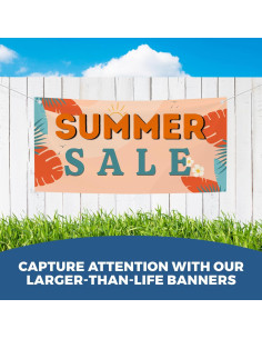 Banner de Poliéster 4x2m BCB Print para Exteriores - Venta de Verano 2