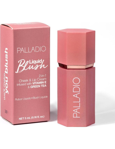 Rubor Líquido 2-en-1 Palladio para Mejillas y Labios 4.57g