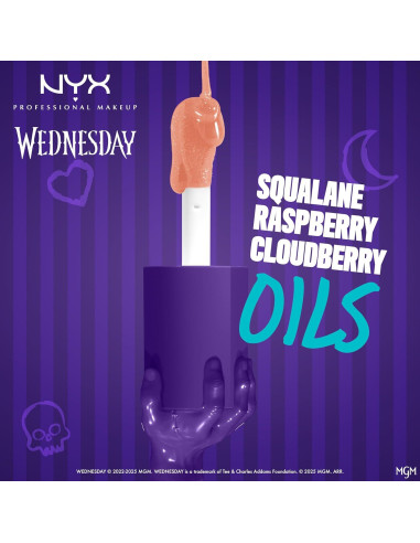 Aceite Labial Color Cambiante NYX Miércoles 9.19cm - Hidratante