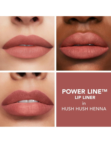 Lápiz Labial BUXOM Power Line 03 Hush Hush Henna, Mate