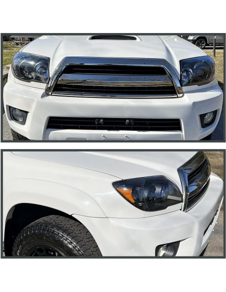 Faros Proyector Negros SPEC-D Tuning para Toyota 4Runner 2006-2009