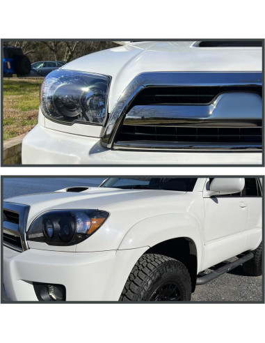 Faros Proyector Negros SPEC-D Tuning para Toyota 4Runner 2006-2009