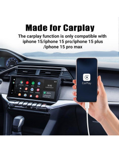 Cable Carplay USB A a C Qalirvis 0.91m y 1.83m Carga Rápida 2