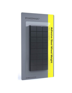 Pesas de Rueda Adhesivas StanceMagic 340g Negras 48 Piezas