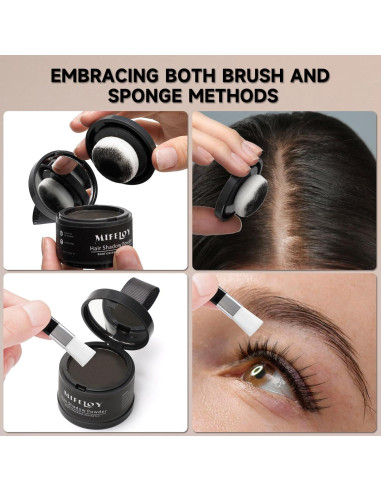 Polvo Retoque Raíces Mifeloy Castaño Rojizo 32g