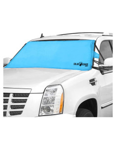 Cortina Solar para Parabrisas FrostGuard XL Azul Piscina