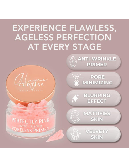 Primer Rosa Alayne Curtiss 140g - Matificante y Difuminador