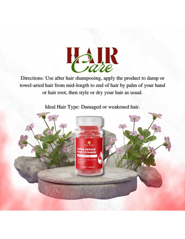 Suplemento Vitamínico para Cabello Rose Molly 40 Cápsulas