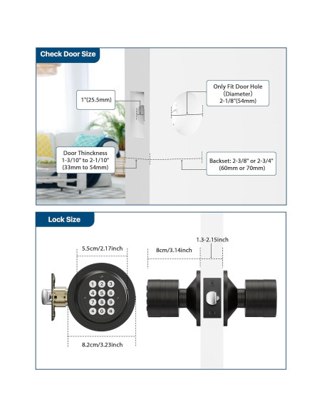 Cerradura Digital Sin Llave HIDALIFE HL-99 Bronce Aceitado Cerradura Digital Sin Llave HIDALIFE HL-99 Bronce Aceitado