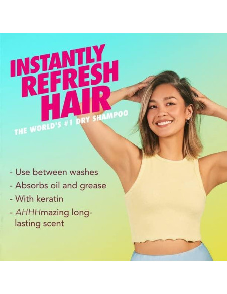 Champú Seco Batiste Rubor 190g - 2 Paquetes