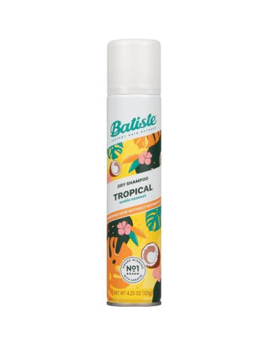 Champú Seco Batiste Tropical 190g - Paquete de 2
