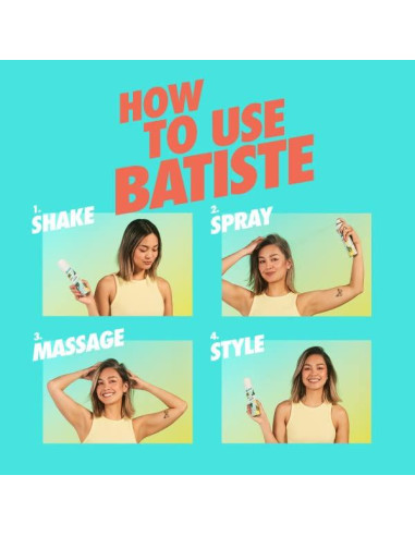 Champú Seco Batiste Bare 162.56 g - Paquete de 2