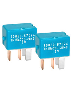 Relé AC 12VDC 4PIN Casalytics - Paquete de 2 para Toyota