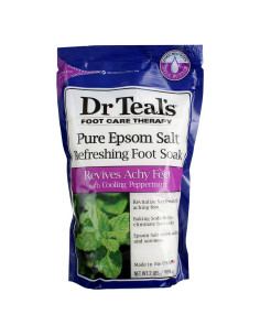 Baño de Pies Dr. Teal's Sal de Epsom Menta 907g