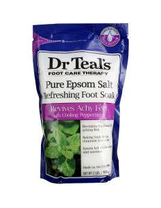 Baño de Pies Dr. Teal's Sal de Epsom Menta 907g 2