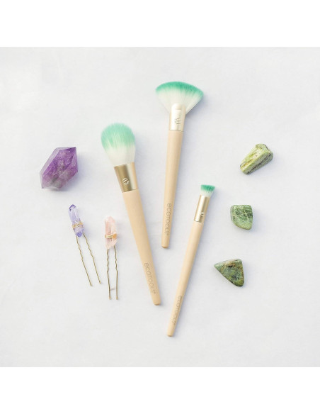 Set de Brochas de Maquillaje Ecotools 5 Piezas con Horquillas