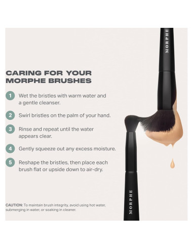 Trío de Brochas para Ojos Morphe M504 M167 M453 - Difuminado y Precisión