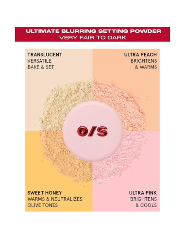 Polvo Fijador Difuminador ONE/SIZE Patrick Starrr - Rosa Ultra