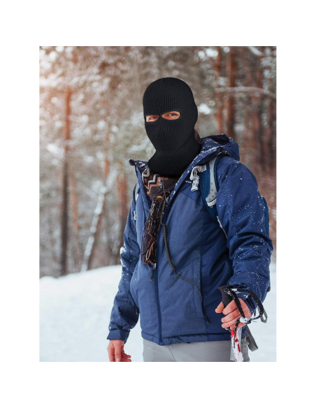 Pack 3 Máscaras de Esquí Tejidas Blulu 2 Agujeros - Invierno