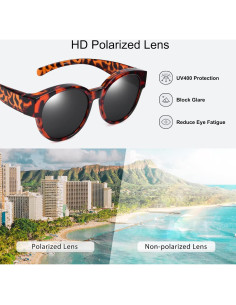 Gafas de Sol Polarizadas Br'Guras Ojo de Gato Talla Única 2