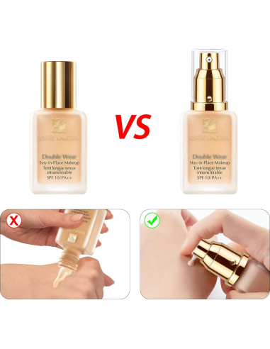 Bomba de Base Dorada Lunhoo para Maquillaje - 2 Piezas