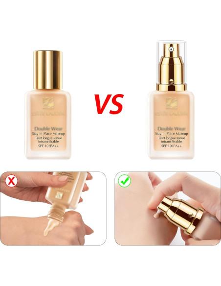 Bomba de Base Dorada Lunhoo para Maquillaje - 2 Piezas