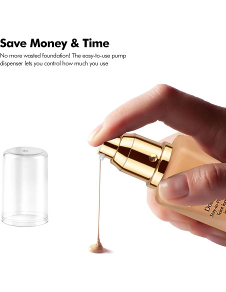 Bomba de Base Dorada Lunhoo para Maquillaje - 2 Piezas