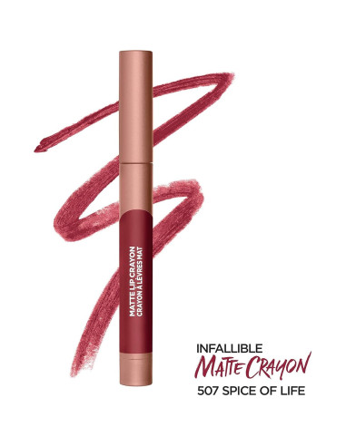 Lápiz Labial Mate Infallible L'Oréal Paris 1.1g Sabor de Vida