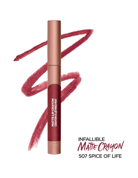 Lápiz Labial Mate Infallible L'Oréal Paris 1.1g Sabor de Vida