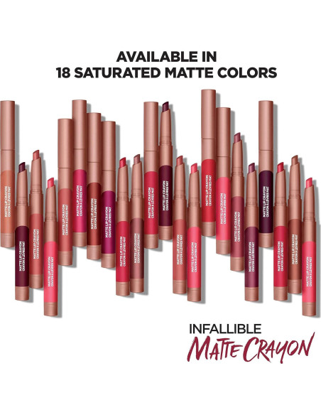 Lápiz Labial Mate Infallible L'Oréal Paris 1.1g Sabor de Vida