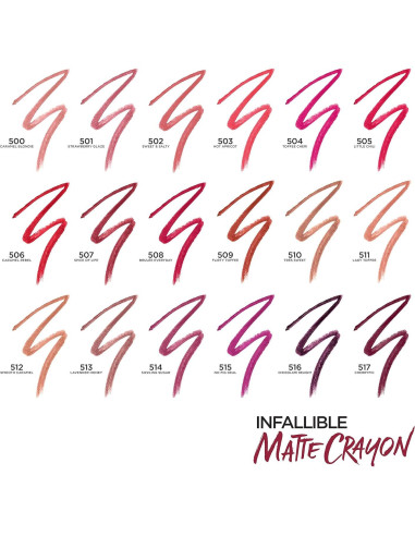 Lápiz Labial Mate Infallible L'Oréal Paris 1.1g Sabor de Vida