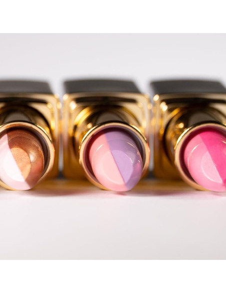 Labial Dividido L'Paige L17 - Rojo Cardenal/Azul, Aloe Vera