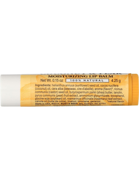 Bálsamo Labial Burt's Bees Coco y Pera 4 Tubos 4.25 g