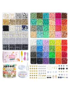 Kit de Fabricación de Pulseras JQEEYGV - 11,000 Piezas, 48 Colores
