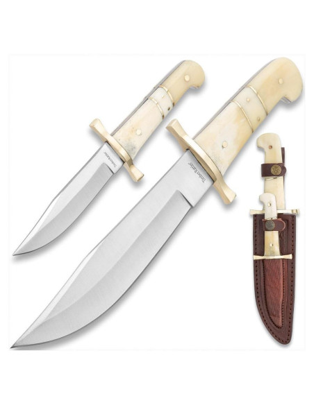 Conjunto de Cuchillos Bowie Timber Rattler 2 Piezas Acero Inox