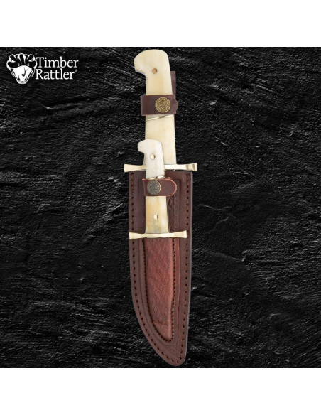 Conjunto de Cuchillos Bowie Timber Rattler 2 Piezas Acero Inox