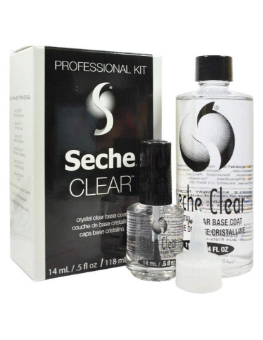Kit Profesional Seche Clear Base Coat 118.3 ml + 14.8 ml Recarga