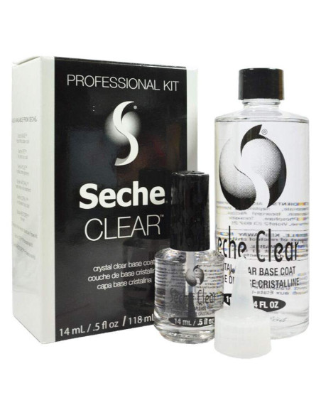Kit Profesional Seche Clear Base Coat 118.3 ml + 14.8 ml Recarga