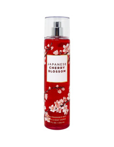Set de Regalo Baño y Cuerpo Trabajos Flor de Cerezo Japonés - Bruma 236 mL, Gel de Ducha 295 mL, Loción 236 mL, Jabón de Muestra 2