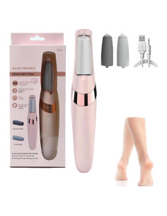 Removedor de Callos Eléctrico Exovan Rosa, 2 Velocidades Ajustables