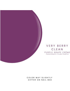 Esmalte en Gel Gelish 15mL Muy Limpio Berry - Duradero y Brillante 2