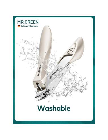 Cortauñas con Recolector MR.GREEN Mr-1115plus Acero Inoxidable