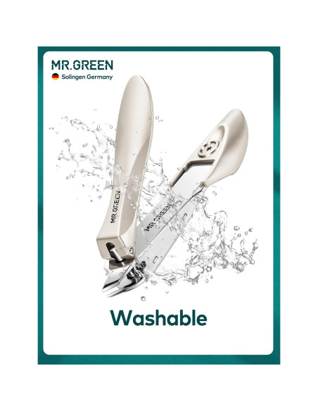 Cortauñas con Recolector MR.GREEN Mr-1115plus Acero Inoxidable