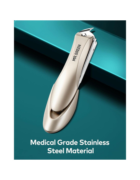 Cortauñas con Recolector MR.GREEN Mr-1115plus Acero Inoxidable