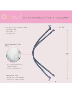 Rizadores de Cinta Octocurl Savanna - Set de 2 Sin Calor 2