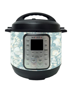 MightySkins Piel Vinilo para Instant Pot Duo Plus 6-QT - Conchas Azules