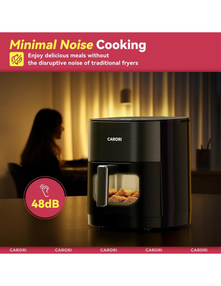 Freidora de Aire 14 en 1 Carori KZD55-200E-A 6Qt Acero Inoxidable