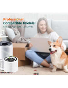 Paquete de 2 Filtros de Reemplazo H13 Genérico para Levoit Core 300 2