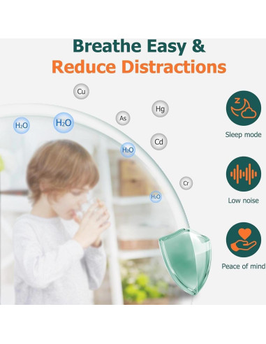 Paquete de 2 Filtros de Reemplazo H13 Genérico para Levoit Core 300