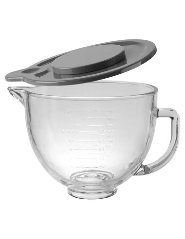 Tazón de Vidrio KitchenAid 5 Cuartos con Marcas de Medición